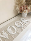 Initial Kids Floral 3D Letters - Acrylic + Acrylic - Luxe Decor by Lisa