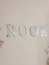Initial Kids Floral 3D Letters - Acrylic + Acrylic - Luxe Decor by Lisa