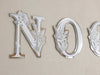 Initial Kids Floral 3D Letters - Acrylic + Acrylic - Luxe Decor by Lisa