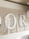 Initial Kids Floral 3D Letters - Acrylic + Acrylic - Luxe Decor by Lisa
