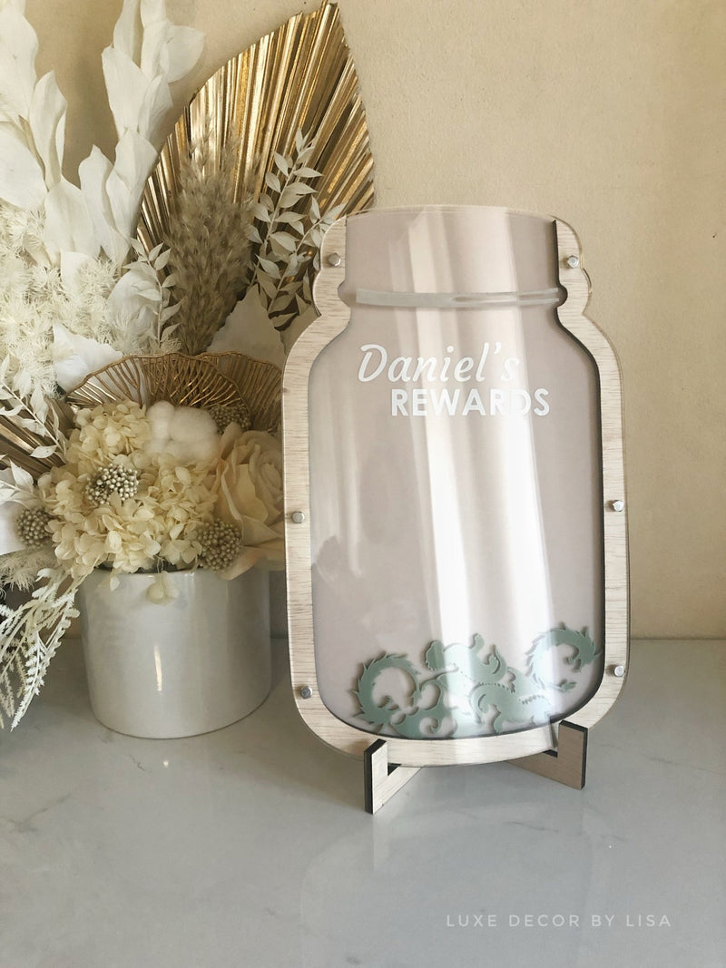 Kids Reward Jar - Dragons - Luxe Decor by Lisa