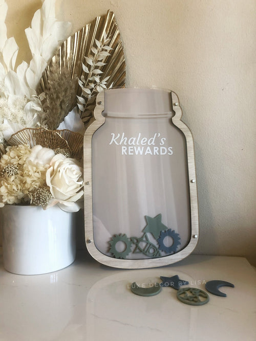 Kids Reward Jar - Space Themed - Luxe Decor by Lisa