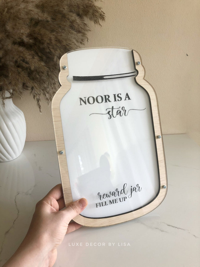 Kids Reward Jar - Stars - Luxe Decor by Lisa