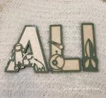Kids Space 3D Letters - Luxe Decor by Lisa