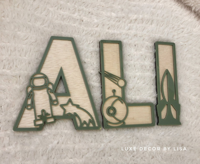 Kids Space 3D Letters - Luxe Decor by Lisa