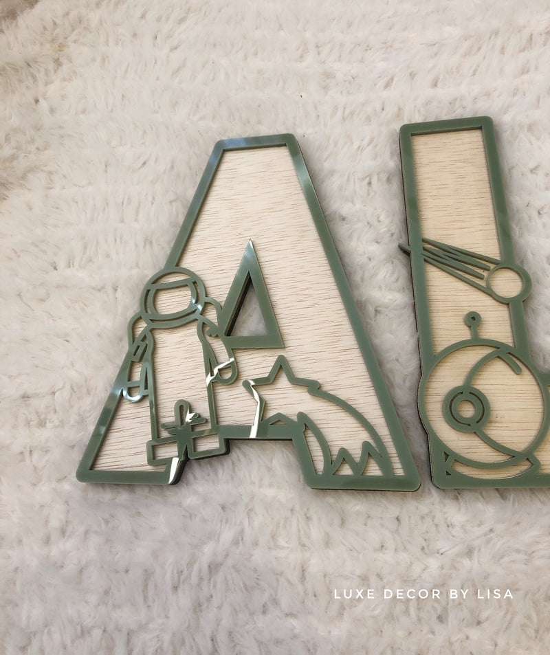Kids Space 3D Letters - Luxe Decor by Lisa
