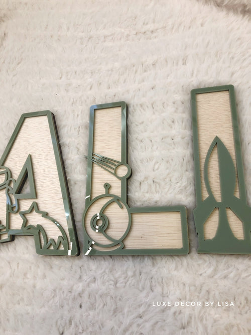 Kids Space 3D Letters - Luxe Decor by Lisa