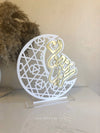 Layered Ramadan Crescent Moon Freestanding Style 2 - Luxe Decor by Lisa