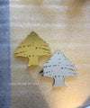 Lebanese Map or Cedar Tree Keyring - Luxe Decor by Lisa