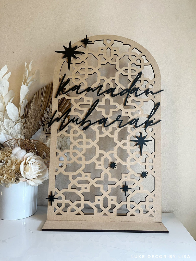 Moroccan Arch Freestanding Ramadan Set - Luxe Decor by Lisa