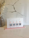 QR Code Sign - x 4 Horizontal Version - Luxe Decor by Lisa