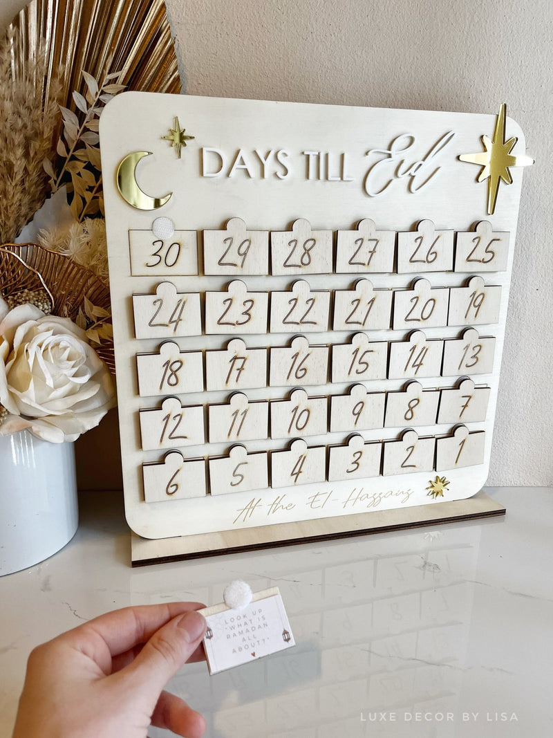 Ramadan Good Deed Countdown Style 1 - Luxe Decor by Lisa