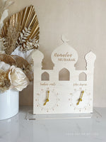 Ramadan Suhur and Iftar Time Clocks Mosque Design Freestanding - Luxe Decor by Lisa