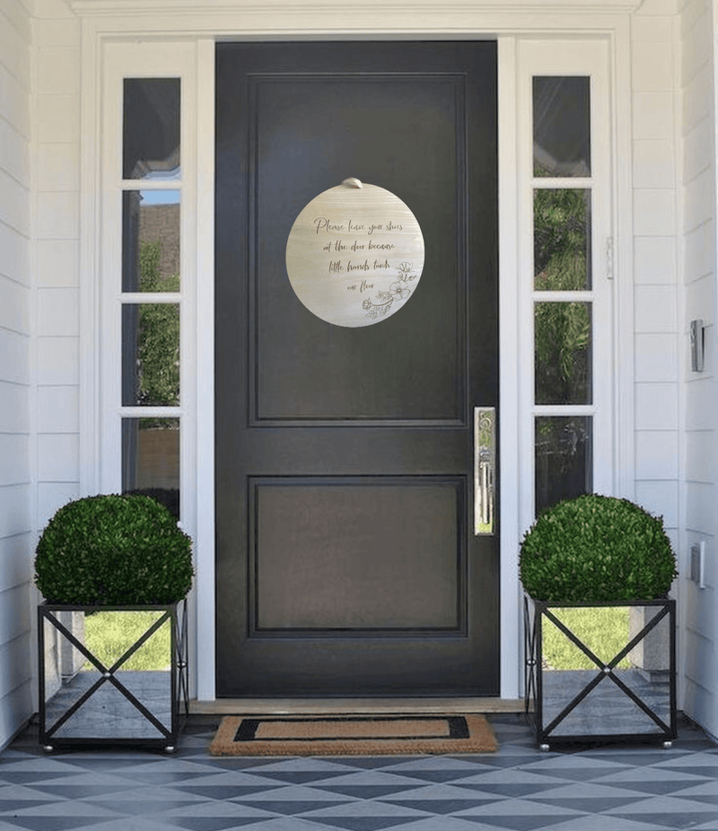 Remove Your Shoes Wooden Sign - Luxe Decor by Lisa