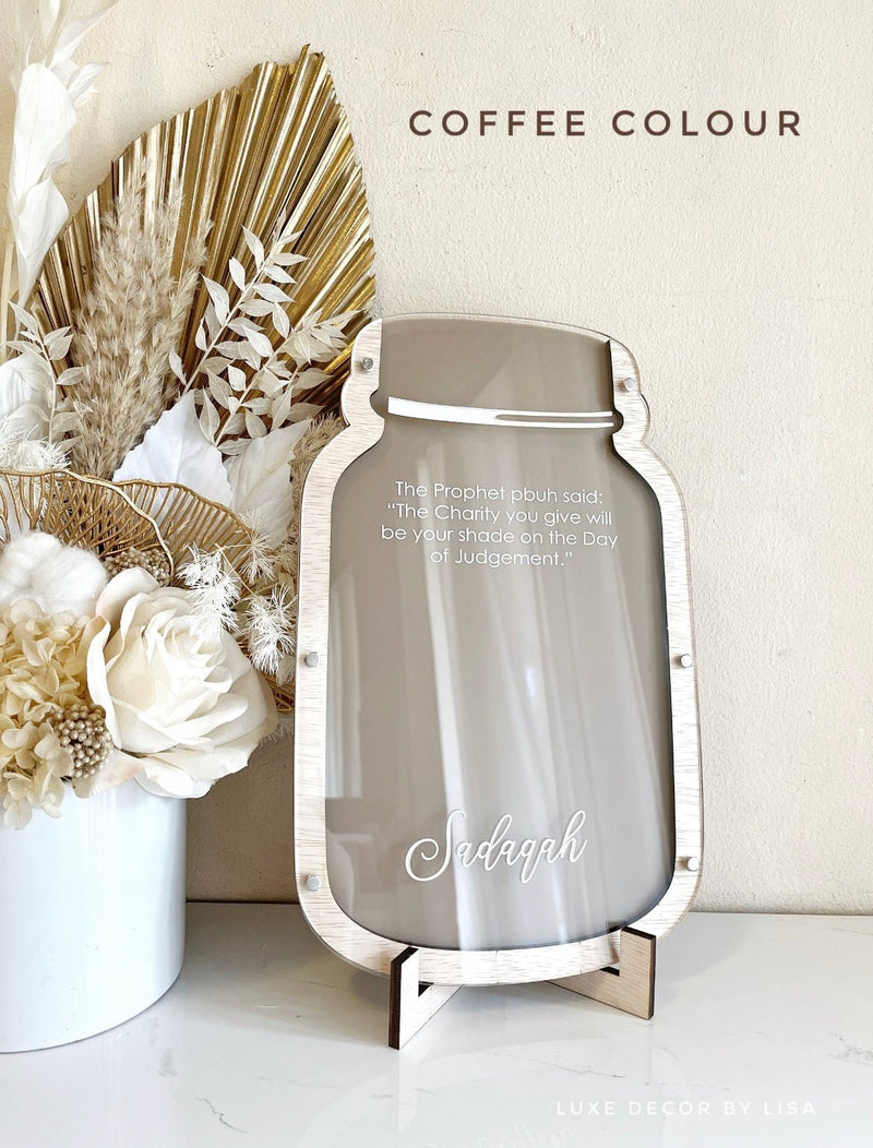 Sadaqah Jar Style 2 - Luxe Decor by Lisa