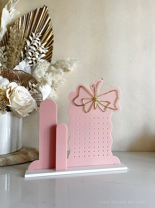 Scrunchie Hair Tie + Earring Holder Style 1 - Luxe Decor by Lisa