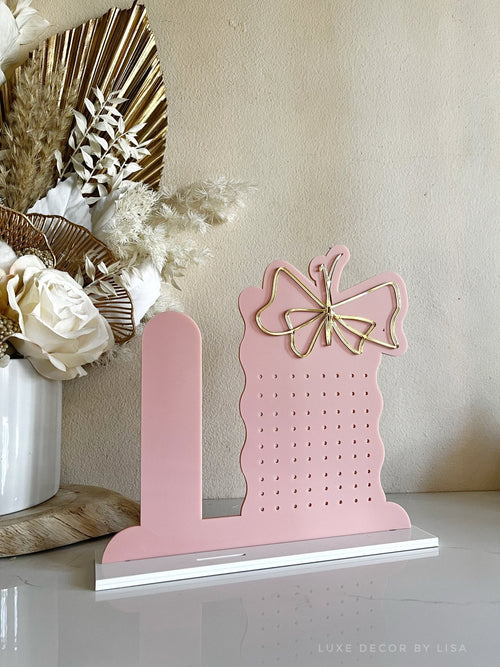 Scrunchie Hair Tie + Earring Holder Style 2 - Luxe Decor by Lisa