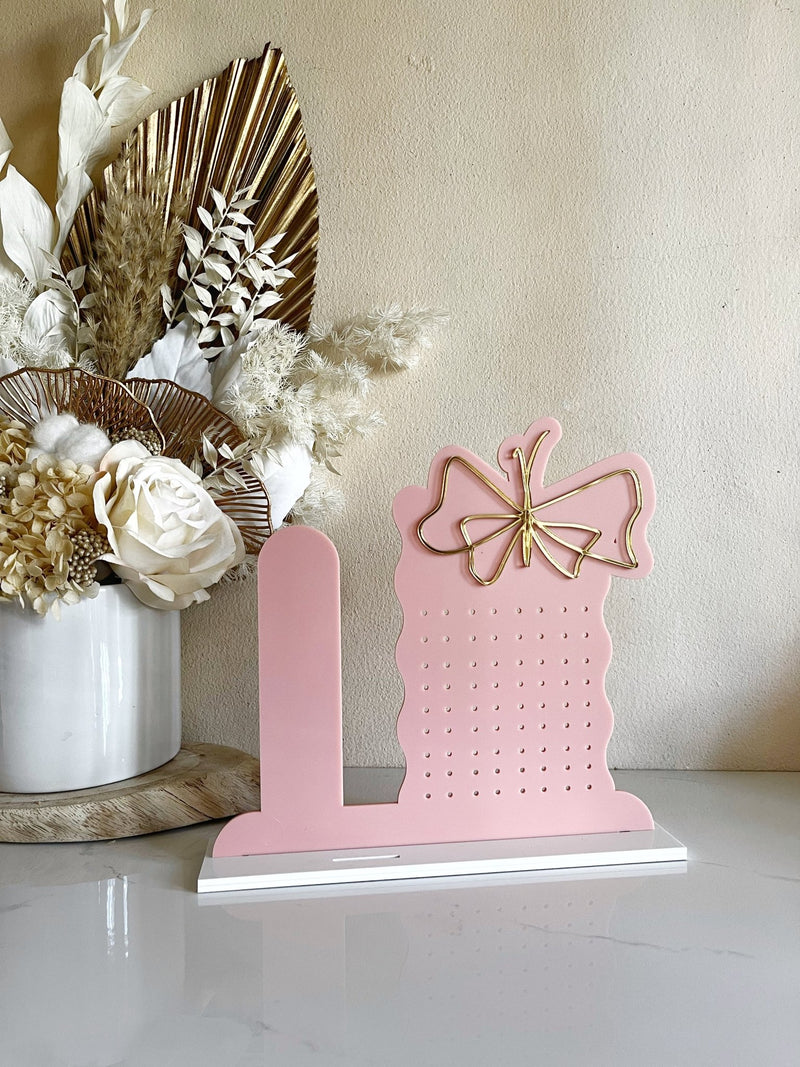 Scrunchie Hair Tie + Earring Holder Style 2 - Luxe Decor by Lisa