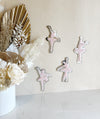 Set of 4 Ballerinas 3D - Luxe Decor by Lisa