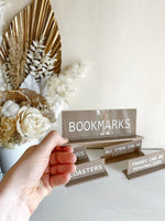 Set of 5 Mini Signs Acrylic - Luxe Decor by Lisa