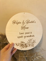 Tayta’s House Sign - Luxe Decor by Lisa