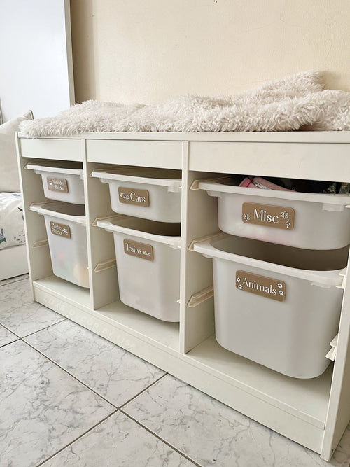Toy Tub Mini Signs - Printed - Luxe Decor by Lisa