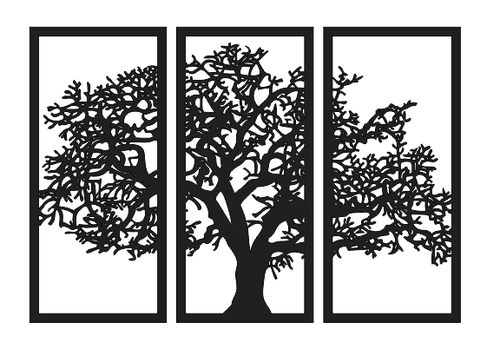 Tree of Life 3 Piece detailed - Luxe Decor by Lisa