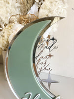 We Made Dua For You - Crescent Plaque - Luxe Decor by Lisa